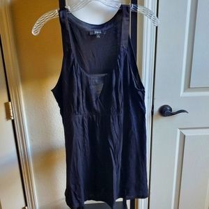 Express black glitter tank top